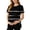 Black3, variant on Women's Maternity Nursing Tops Striped Double Layer Breastfeeding Shirt Short Sleeve Stretch Pregnancy Tunic Blouses,Orange,L