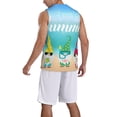 thumbnail image 2 of Naloa Hello Summer Gnome 1 Basketball Jersey Reversible Men's Mesh Athletic Sports Shirts Training Practice S-4XLSmall, 2 of 6