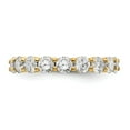 thumbnail image 4 of 14k Yellow Gold Round Cut Diamond Eternity Wedding Band Anniversary Ring Size 5 - 3 Ct., 4 of 5