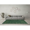 thumbnail image 3 of Ahgly Company Machine Washable Indoor Rectangle Persian Turquoise Blue Traditional Area Rugs, 5' x 7', 3 of 4