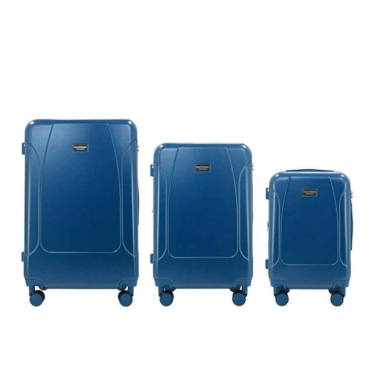 Isaac Mizrahi Luna 3-Piece Hardside Luggage Set Lightweight and