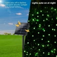 thumbnail image 5 of 2 Pack Solar String Lights 72ft 22m 200 LED 8 Modes Solar Powered Outdoor Lighting Waterproof Christmas Fairy Lights for Xmas Tree Garden Homes Ambiance Wedding Lawn Party Decor (Green), 5 of 8