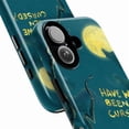 thumbnail image 2 of Mystical Cat and Crow Phone Case, Gothic Aesthetic iPhone Case with Full Moon and Quote, Protective Phone Cover for iPhone 16 15 14 13 12 11 Plus Pro Max Mini, 2 of 6