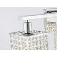 thumbnail image 4 of Phineas 3 lights bath sconce in black with clear crystals, 4 of 7