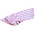 thumbnail image 4 of 8 Pedazos Platos de Papel Estriados Desechables Alimentos de Vajilla Almacenaje Rosado perfecl Platos de papel desechables, 4 of 8