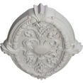thumbnail image 3 of Ekena Millwork 26 3/8"W x 17 1/4"H x 1 3/4"P Marcella Ceiling Medallion (Fits Canopies up to 3"), Hand-Painted Ultra Pure White, 3 of 4