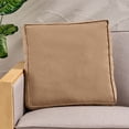 thumbnail image 2 of Noble House Nathanael Indoor Square Water Resistant Throw Pillow, 18" x 18", Tuscany, 2 of 4