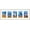 Cornsilk, variant on 8x14 Picture Frames Collage Wall Decor, Displays 3Pcs 4x6 Pictures with Mat or 1Pcs 8x14 without Mat, Collage Picture Frame for Horizontal or Vertical Display, Nature Wood, 1 Pack