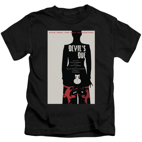 Star Trek Tng Season 4 Episode 13 Youth 18/1 T-Shirt Black