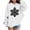White, variant on Lorytime Christmas Sweaters for Kids Girls Boys Snowflakes Hoodies Long Sleeve Pullover Drop Shoulder Soft Tops Blue