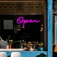 thumbnail image 2 of Pink OPEN Sign Script Font S2 for Business Store LED Neon Open Sign w/ remote controller, 2 of 6