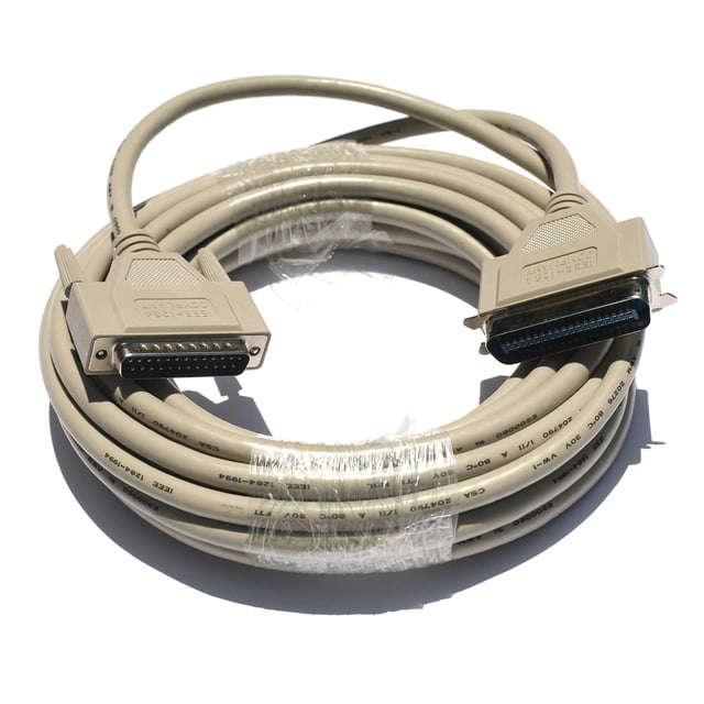 Cable paralelo para impresora PCCables.com 7,5 m IEEE 1284 DB25
