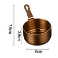 thumbnail image 1 of Lefu 100ML Pot Gravy Stainless Steel Milk Pot Mini Sauce Pan Non Stick Small Saucepan, 1 of 7