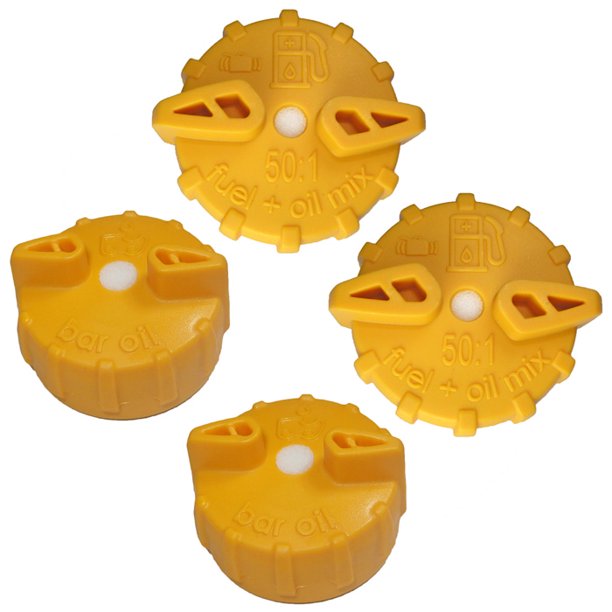 Homelite Chain Saw Replacement Gas and Oil Caps, 2 Each AC001702PK