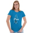 thumbnail image 4 of Paris Eiffel Tower French Parisian Women's Graphic T Shirt Tees Brisco Brands S, 4 of 5