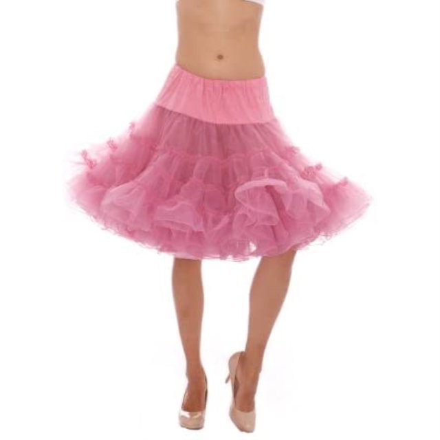 Malco Modes Dance Enagua Pettiskirt Enagua Tutu Crinoline (Dusty Rose, Medium) Malco Modes 592-DR-MED