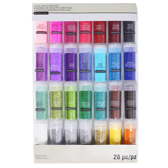 Recollections Signature Extra Fine Glitter Set, 6 Packs: 28 ct. (168 total)