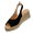 Black, variant on White Ladies Beach Wedge Sandals Thick Sole Chunky Heel Outdoor Casual Non Slip Comfortable Everyday Retro Soft Cushion Use All Day