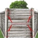 thumbnail image 2 of Stainless Steel Fence Panel Clamps Secure Garden Gate Brackets Anti-Vibration Fence Fasteners, 2 of 5