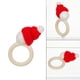 thumbnail image 4 of onlyliua Buscador de Regalos Anillo de Servilleta con Temática Navideña, Decoración Creativa para Mesa de Navidad, Anillo de Pañuelos para Mesa de Fiesta, Mantel Circular, 4 of 6