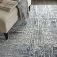 thumbnail image 4 of Nourison Urban Decor URD01 Blue/Cream Indoor Area Rug - 5'3 x 7'3, 4 of 8