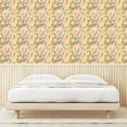 thumbnail image 3 of Ambesonne Vintage Floral Peel & Stick Wallpaper for Home, Blossoming Romance, 13"x36", Peach Pale Pink, 3 of 5