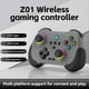 thumbnail image 2 of Controlador de Juegos Inalámbrico Bluetooth Sensor de Movimiento de 6 Ejes Turbo Joystick Programable para Switch Steam PC Gris, 2 of 5