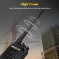 thumbnail image 3 of Radios bidireccionales Retevis RB75 Professional GMRS 4500 mAh (paquete de 4), 3 of 9