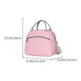 thumbnail image 3 of Lunch Box Bag - Insulated Waterproof Tote with Large Capacity, Dual Carrying Options for Work School Picnic, 12-Hour Temperature Control, 3 of 6
