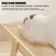 thumbnail image 4 of Cat Chair Bed With Sisal Pad Adjustable Wood Removable Cats Claw Sisal Anti-Scratch Board Cat Accessories For All Pets ShopWise Round, 4 of 6