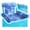Blue, variant on Pool Floats for Adults, Inflatable Pool Float Hammock, 4-in-1 Water Lounger, Saddle, Lounge Chair, Hammock and Drifter for Swimming Pool, Lake, Beach and Outdoor Summer Fun, Maple Leaf