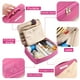 thumbnail image 3 of Neceser de viaje para maquillaje y cosméticos, ideal para mujeres y hombres (rosa), 3 of 5