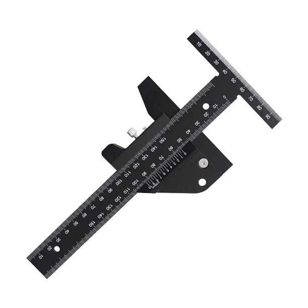 Medidor Múltiple DQrwqpou Medidor Marcado Aleación Aluminio Herramienta Carpintería DIY 150mm