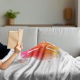 thumbnail image 3 of Wording Soft Flannel Fleece Throw Blanket, Optimistic Message Color Splashes Background Typography Art Today is the Day, Cozy Plush for Indoor and Outdoor Use, 50" x 60", Multicolor, by Ambesonne, 3 of 5