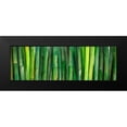 thumbnail image 2 of Atelier B Art Studio 14x7 Black Modern Framed Museum Art Print Titled - Green Bamboo, 2 of 5