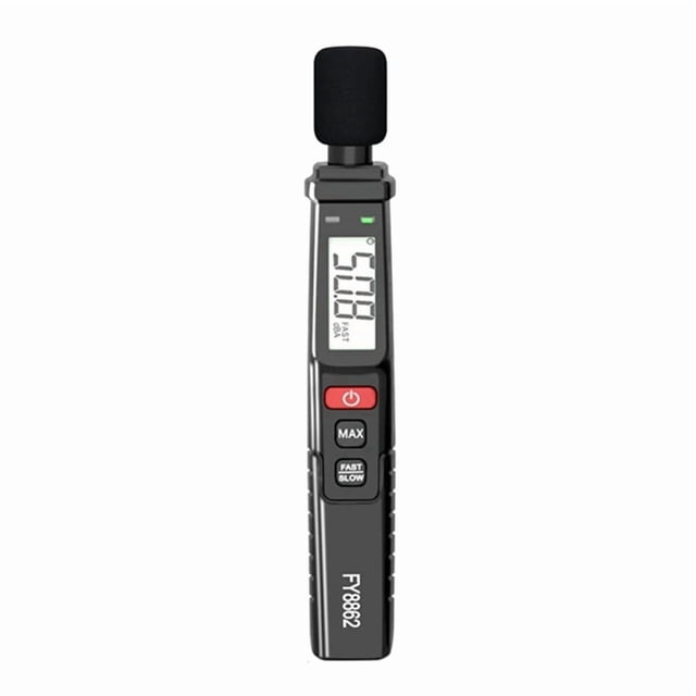 Medidor de Ruido Digital, Medidor de de Sonido Portátil, Medidor de Decibelios con Ponderación A de 30 A 130 DB.