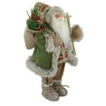 thumbnail image 4 of Northlight 18"Standing Santa Christmas Figure Carrying Skis and Presents, 4 of 5
