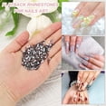 thumbnail image 3 of Uxcell SS8 Round Flatback Rhinestones 2.3-2.5mm Crystal Glass Gems Diamonds for DIY Crafts Clothes Shoes Nail Art Decoration, Yellow Blue 2880Pcs, 3 of 7