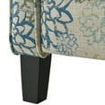 thumbnail image 5 of Christopher Knight Home Modern Floral Fabric Recliner Chair with Adjustable Backrest & Solid Wood Legs, Blue, 5 of 10