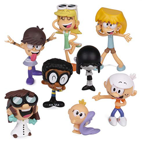 Luna Lucy Lincoln Lori Action Figure Toys The Loud House Figure 4 Pack 
