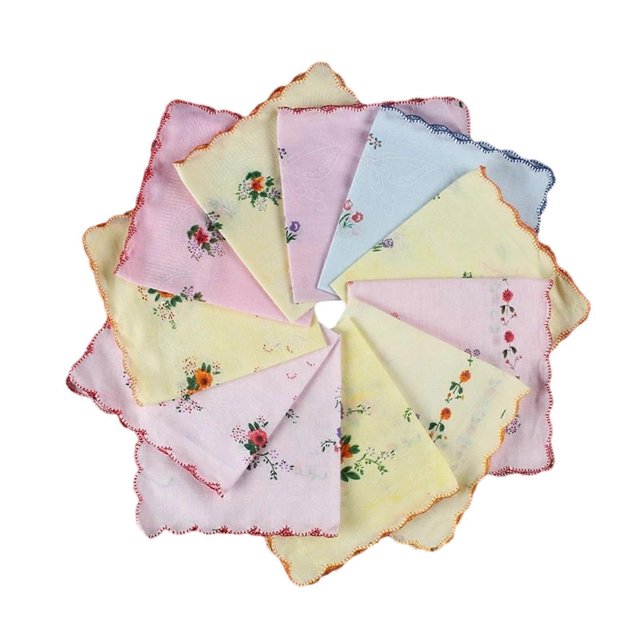 Portable Sweat Absorbent Pocket Handkerchief for Wedding Party Activities Soft and Absorbent Pocket Towel whi