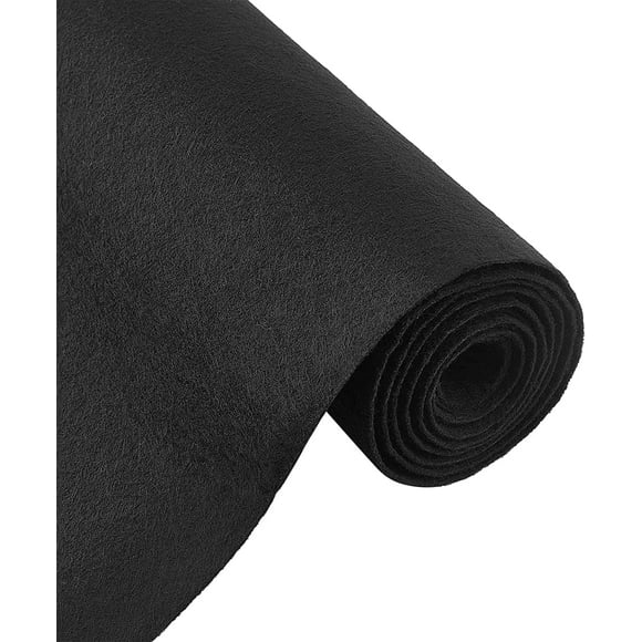 10FT 15.75 Inch Wide Black Felt Roll Craft Felt Nonwoven Fabric Sheets(0.9mm Thick) Great Felt for Crafts Patchwork Sewing Costumes