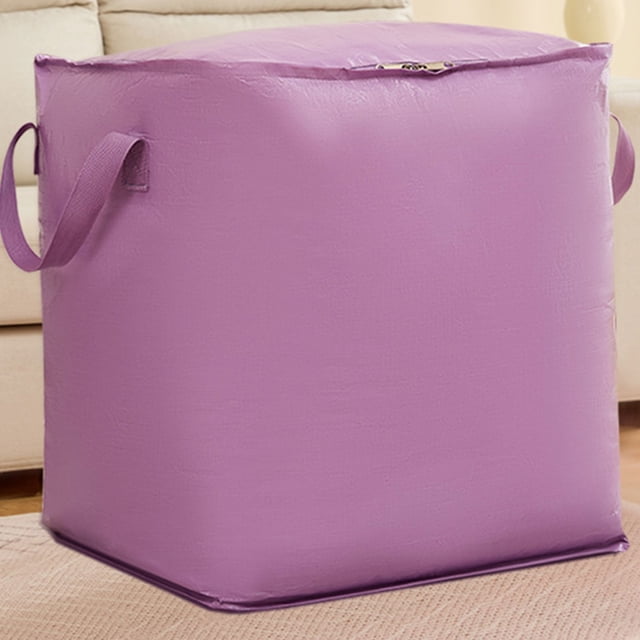 Birdeem Large Storage Bags for Moving and Home,Foldable Waterproof Organizer with Reinforced Handles,Heavy Duty Plastic Container,Size 23.6X20.5X19.7In