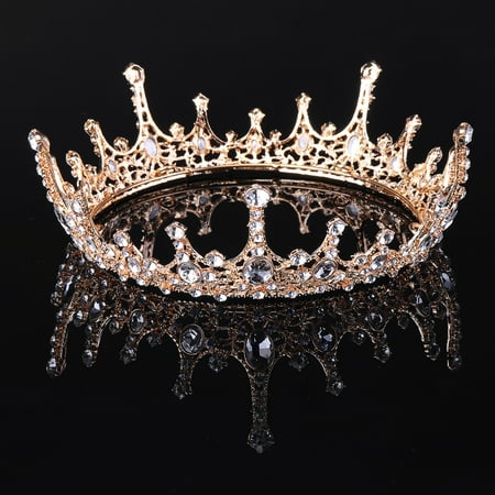 Crystal Baroque Queen Crown Vintage Princess Tiara Wedding Prom Pearl Hair Accessories Walmart Canada
