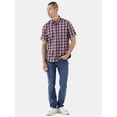 thumbnail image 3 of George Men's & Big Men's Short Sleeve Poplin Button-Up Shirt, Sizes S-3XL, 3 of 5