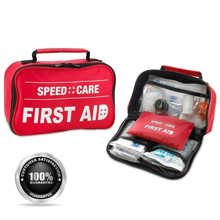 First Aid Kit - 152 Piece 2-in-1 1st Aid Kit and Emergency First Aid Survival Kit for Home, Travel, Business, Camping, Sports, Emergency, Bonus Mini Travel Car First Aid
