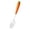 B, variant on Basdi Ceramic Carrot Handle Stainless Fork - Creative Cute Tableware for Household Dessert - Ergonomic Design for Easy Handling, Dessert Fork