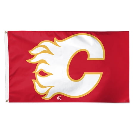 WinCraft Calgary Flames 3 x 5 Primary Logo Single-Sided Flag