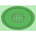 thumbnail image 1 of Ahgly Company Indoor Rectangle Patterned Jade Green Area Rugs, 6' x 9', 1 of 6