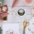 thumbnail image 6 of 3drose, Delaware State Capitol Spotlight, 3 inch Snowflake Porcelain Ornament, 6 of 7